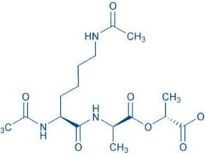 Ac-Lys(Ac)-D-Ala-D-lactic acid