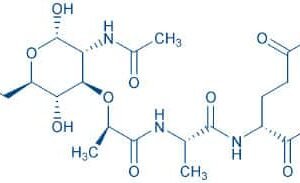 Ac-muramyl-Ala-D-Glu-NH₂