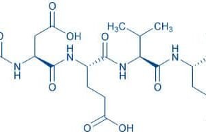 Ac-Asp-Glu-Val-Asp-aldehyde (pseudo acid)