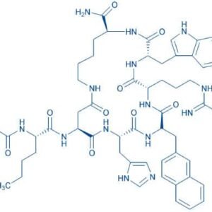 Acetyl-(Nle⁴,Asp⁵,D-2-Nal⁷,Lys¹⁰)-cyclo-α-MSH (4-10) amide
