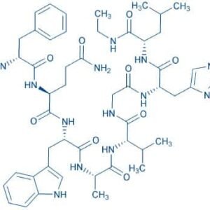 (D-Phe⁶,Leu-NHEt¹³,des-Met¹⁴)-Bombesin (6-14)