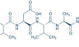 Ac-Val-Asp-Val-Ala-Asp-aldehyde (pseudo acid)