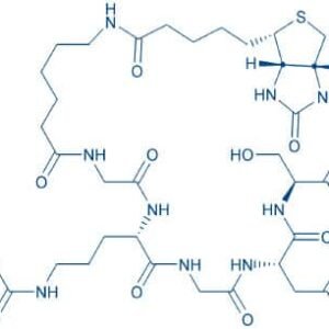 Biotinyl-εAhx-Gly-Arg-Gly-Asp-Ser-OH